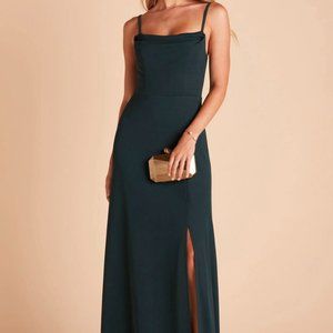 Birdy Grey Ash Dress in Crepe Emerald: Size S